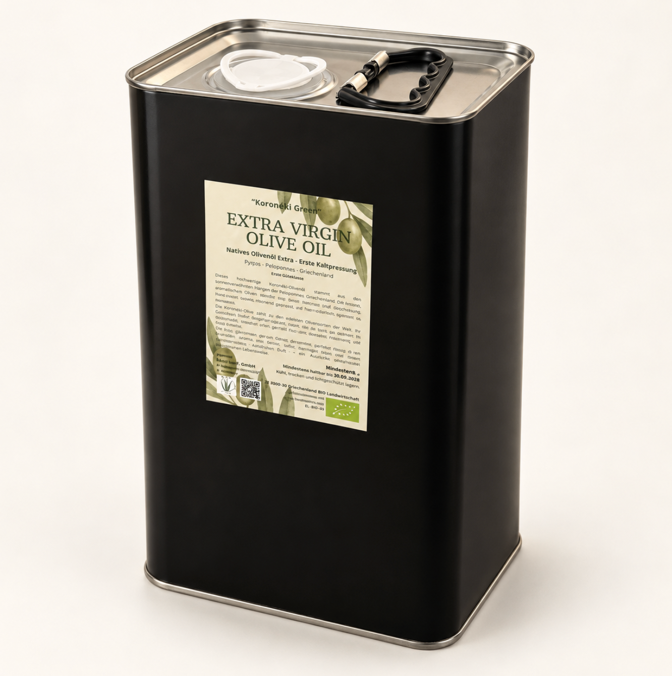 Koroneiki Olivenöl nativ extra – 5 L Kanister